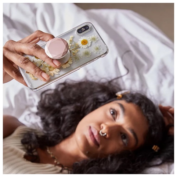 POPSOCKETS PopGrip Premium Bundle Foil Confetti & Metallic Diamond in Rose Gold - Picture 10 of 11